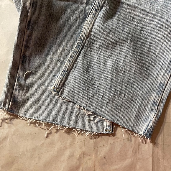 Zara Light Blue Slim Flare Jeans - Picture 6 of 14